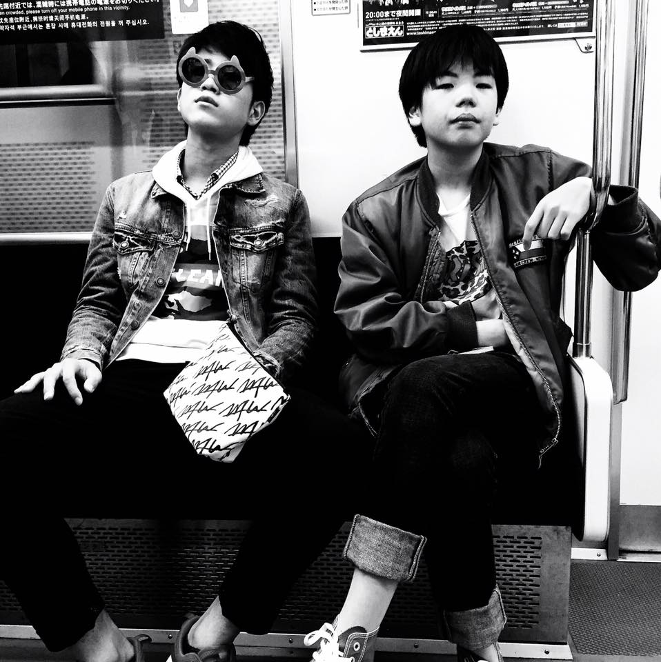 Tokyo in Black and White: On the Train